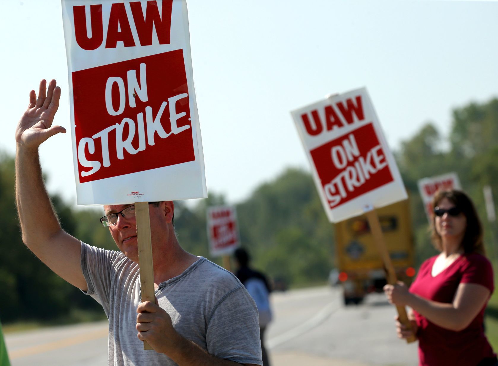 UAW workers strike in Wentzville, across the nation